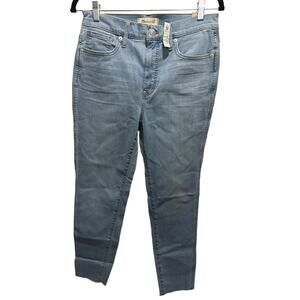 NWT Madewell 10" High-Rise Skinny Crop Denim Size W29